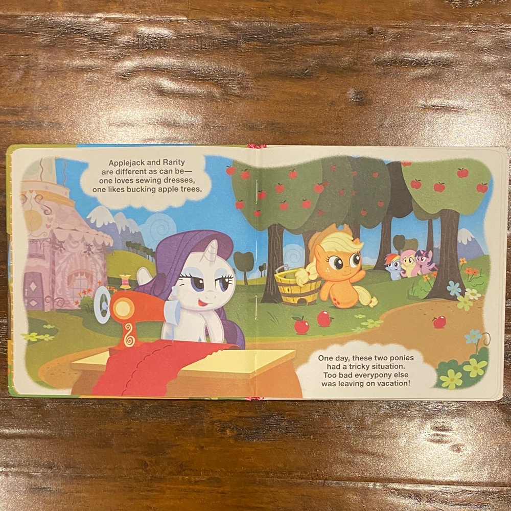 5/$10 Kids Book | Hallmark My Little Pony Applejack & Rarity Fix the Day - Picture 6 of 8